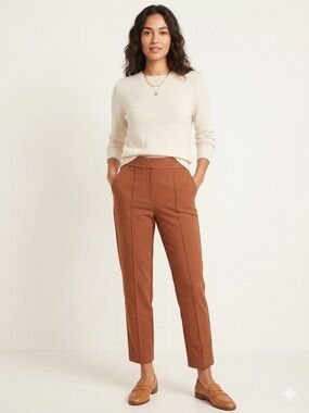 Amazon Essentials Straight Leg Pants in Brown Size Medium .Brand new, never worn